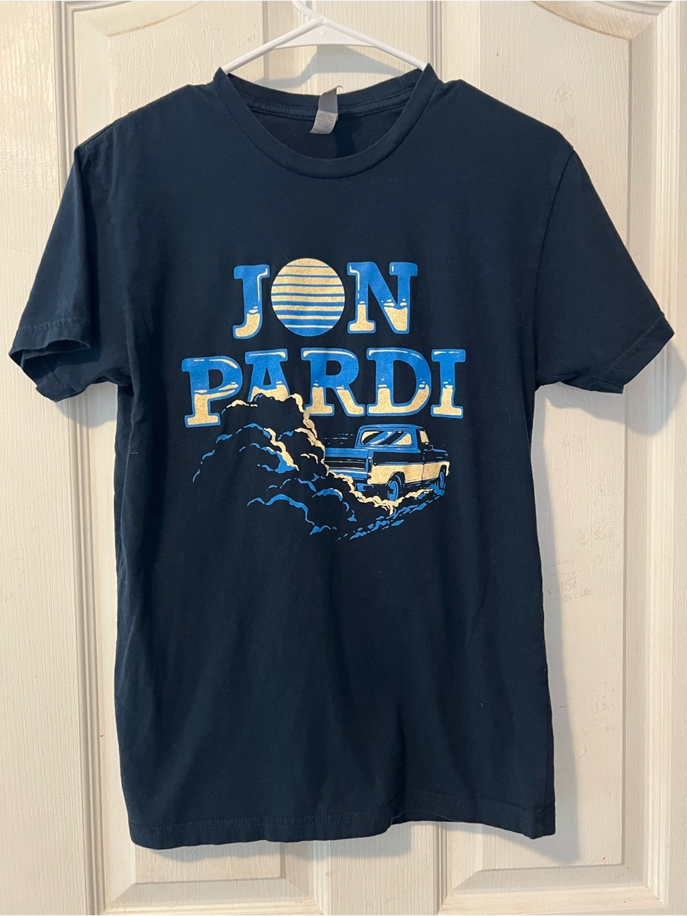 Jon Pardi Concert T Shirt Navy Blue Truck Size Small